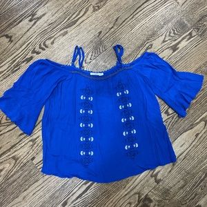 Hazel  Cold Shoulder Top Large